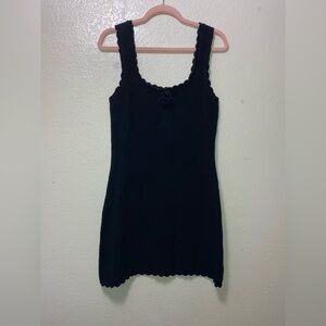 Wild Fable Black Knit Garment Dress